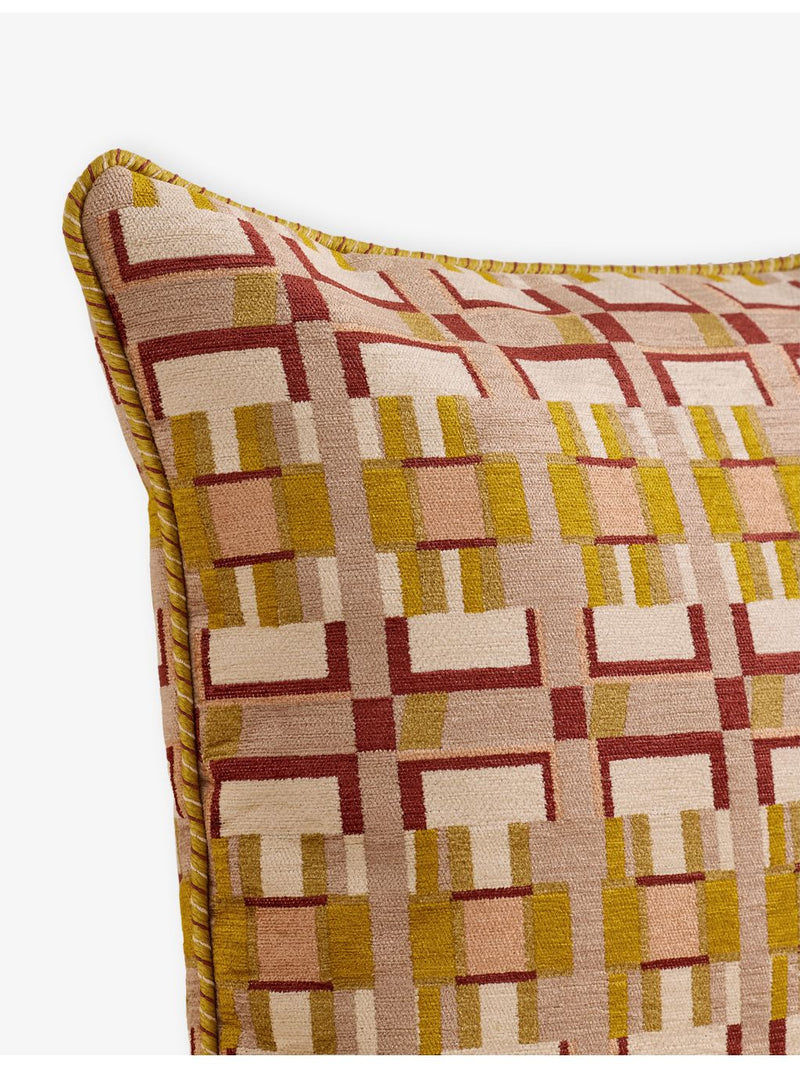 Soho Home Jasper square jacquard cushion 50cm (British brand)