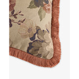 Soho Home Skylar printed linen cushion 50x50cm, imported from the UK