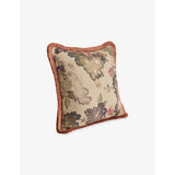 Soho Home Skylar printed linen cushion 50x50cm, imported from the UK