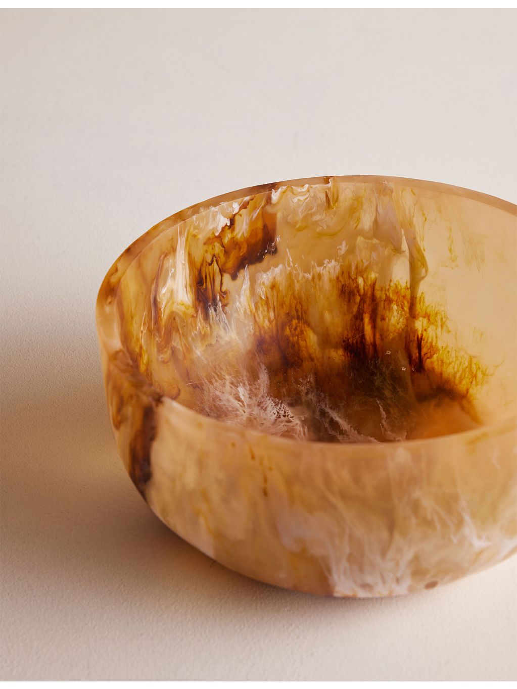 Soho Home Miller round resin salad bowl 26cm, UK version