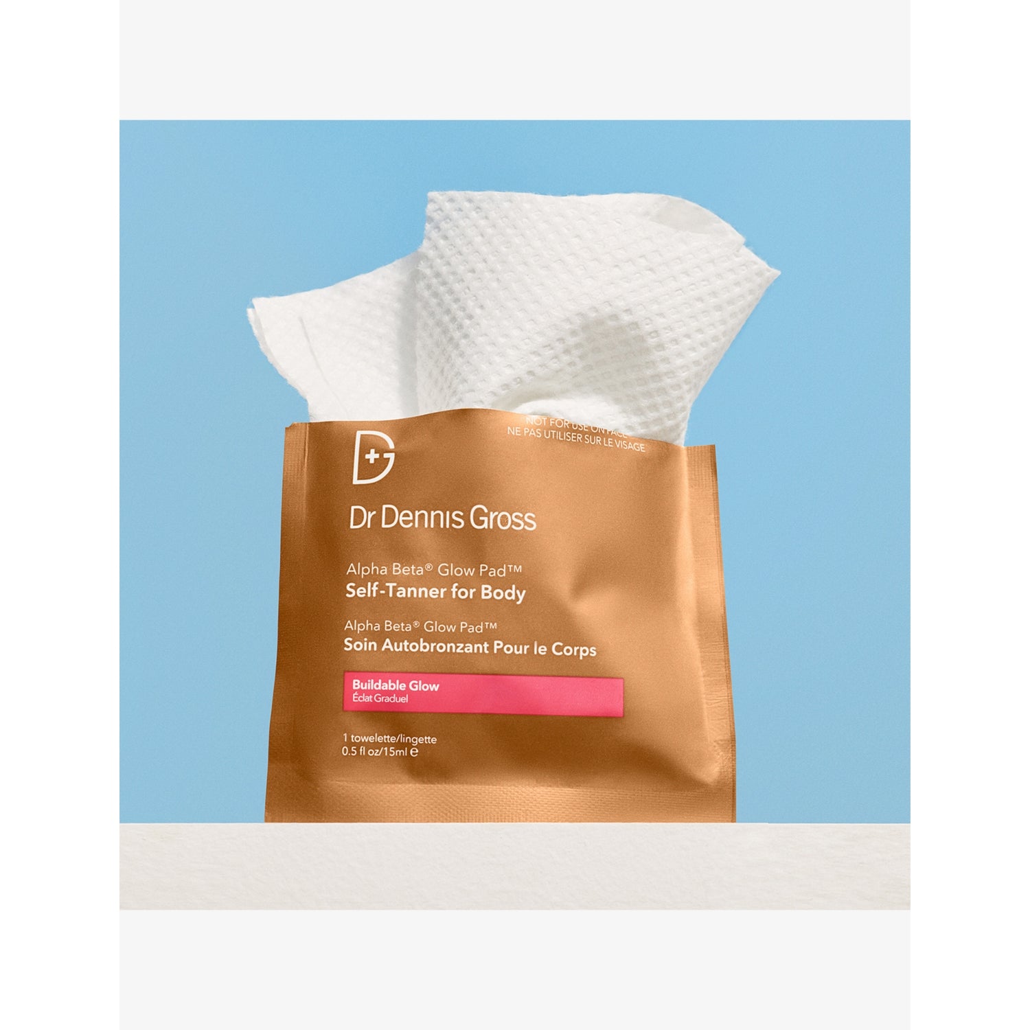 Dr Dennis Gross Glow Pad self tanner 2.2ml - British product