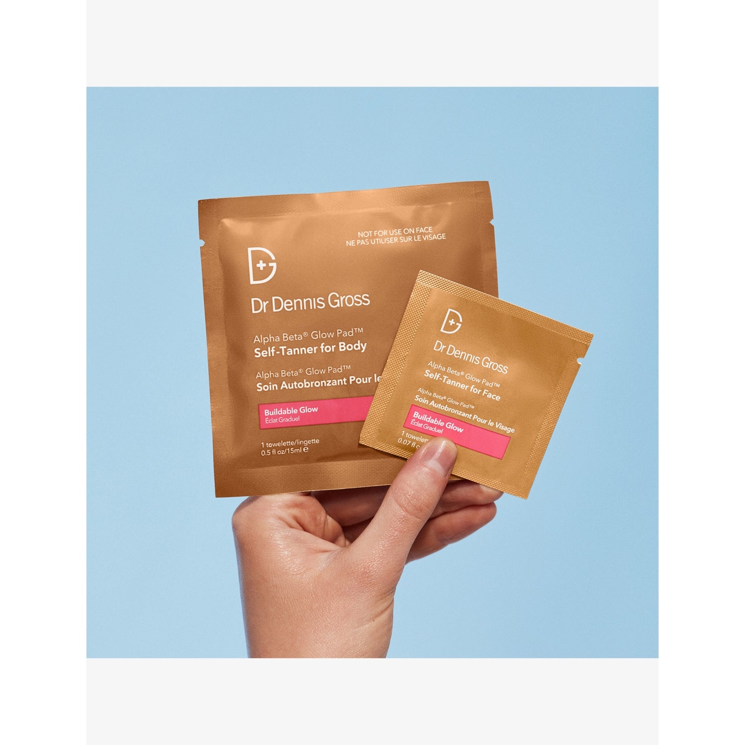 Dr Dennis Gross Glow Pad self tanner 2.2ml - British product