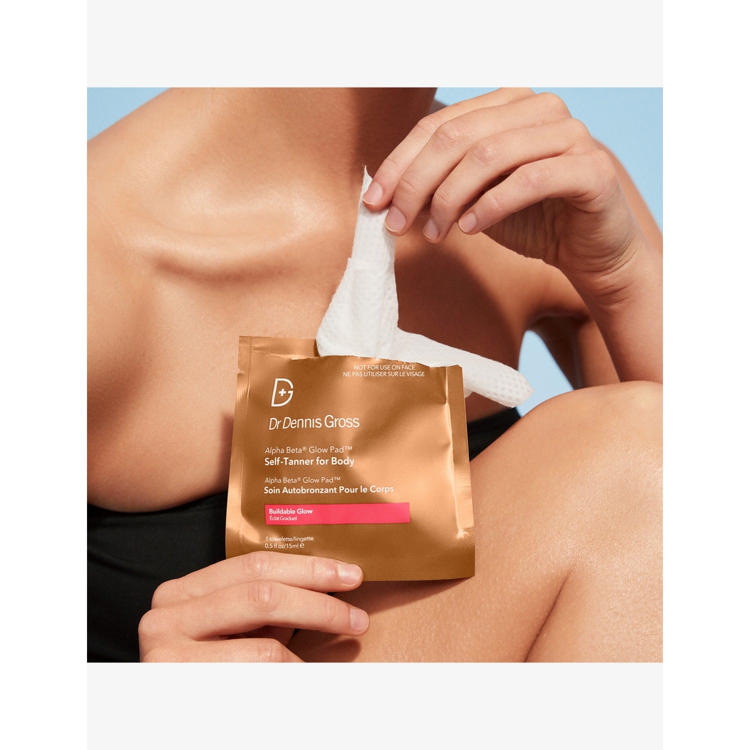Dr Dennis Gross Glow Pad self tanner 2.2ml - British product