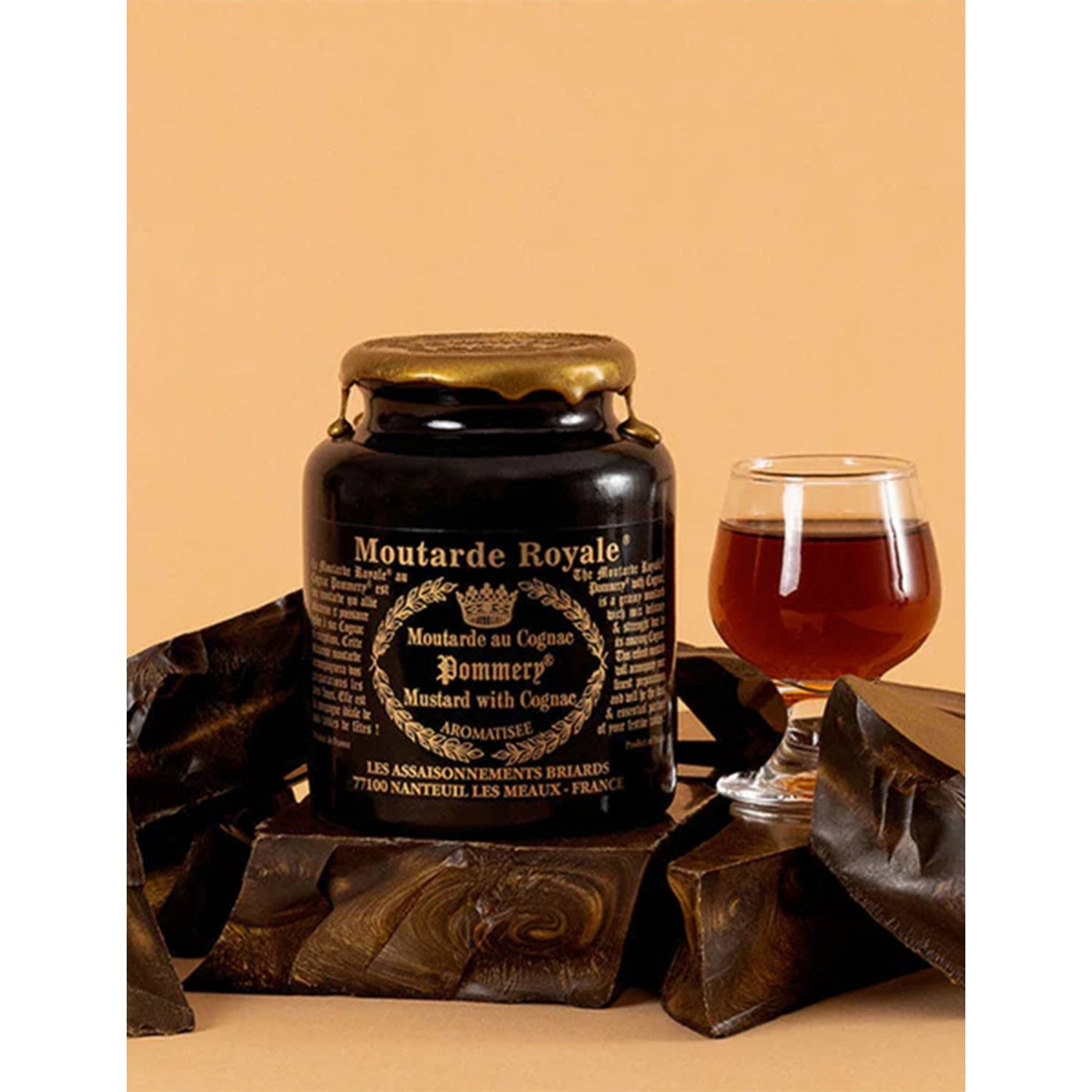 Pommery Moutarde de Meaux Royal mustard 250g, imported from the UK