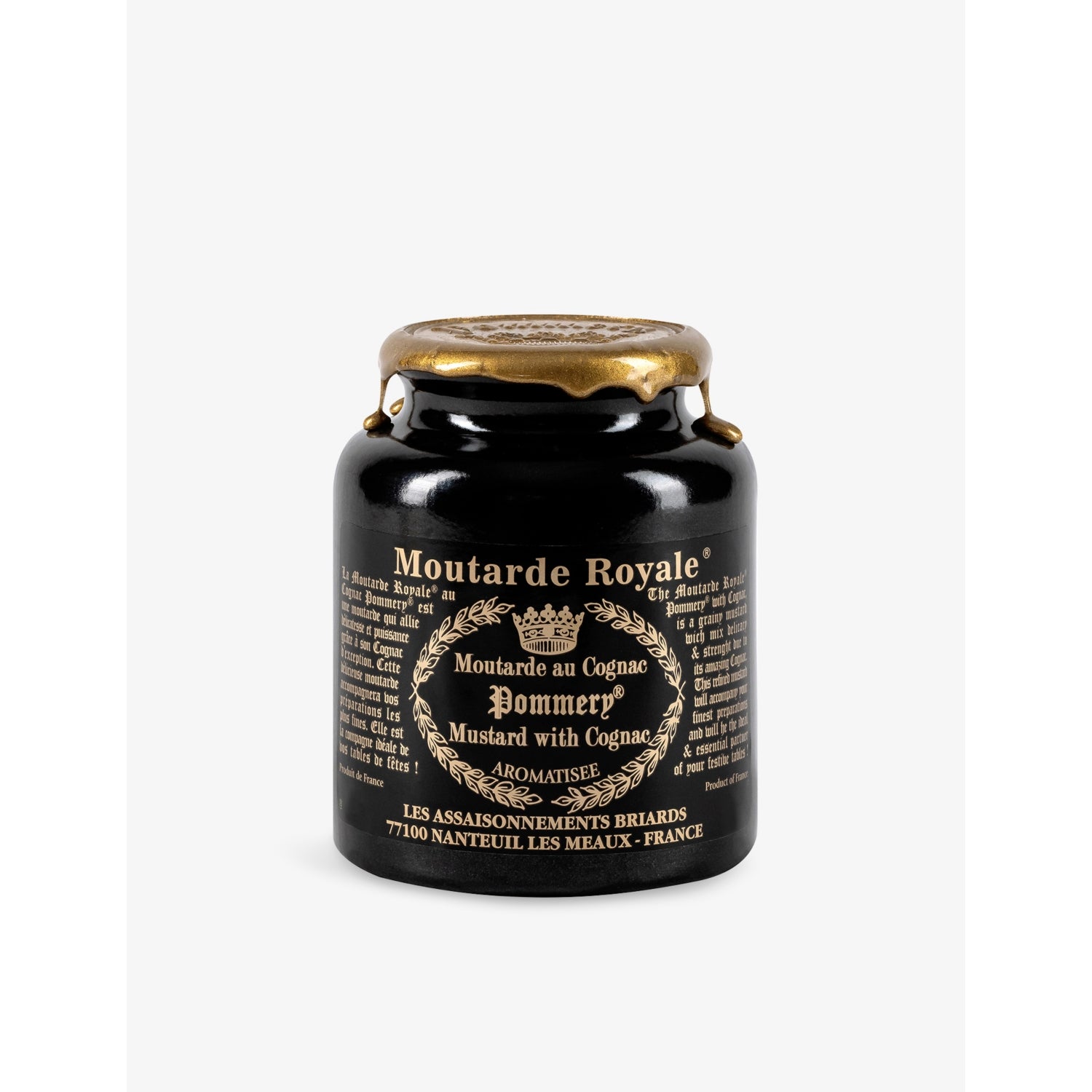 Pommery Moutarde de Meaux Royal mustard 250g, imported from the UK