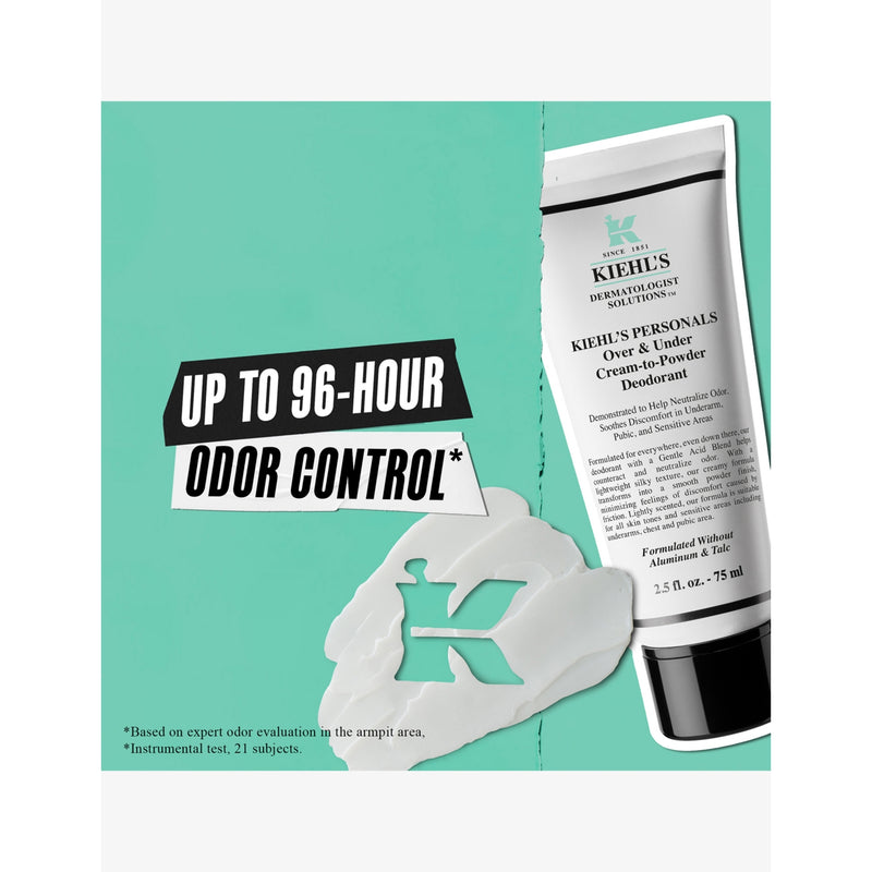 Kiehl's Over & Under cream-to-powder deodorant 75ml, UK version