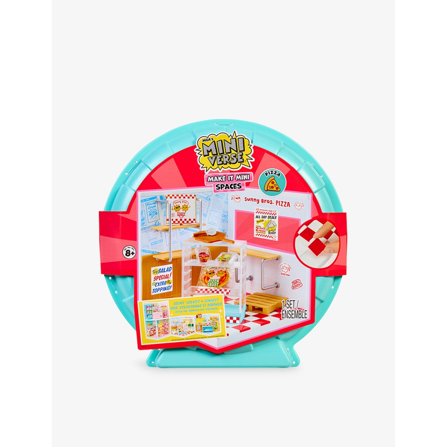 Miniverse Pizza Red Room Starter Pack Playset, UK version