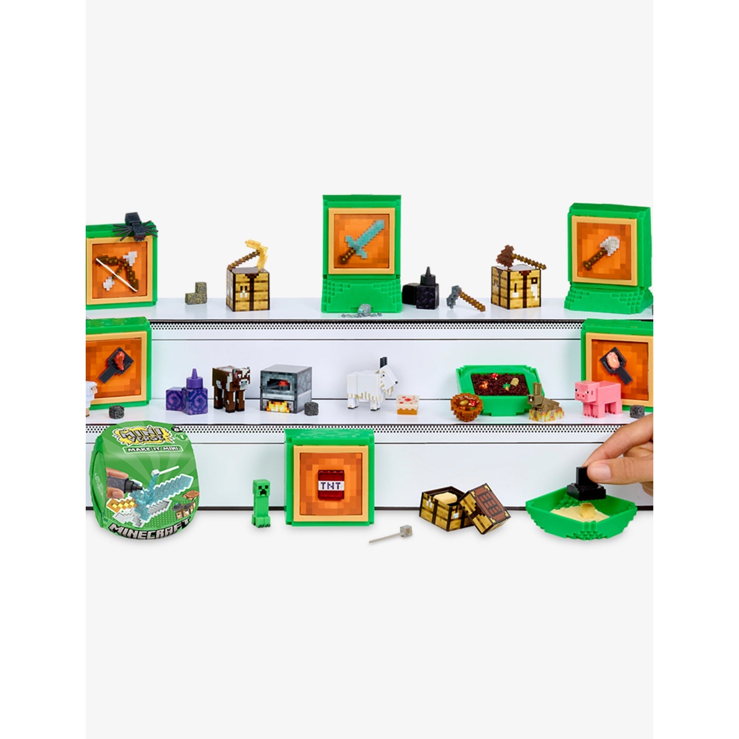 MGA Miniverse Make It Mini Minecraft collectible capsule assortment (British brand)