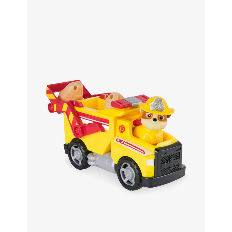 PAW Patrol Rubble Fire Cruiser toy vehicle playset with figure (British brand)