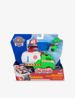 PAW Patrol Fire Rescue Rocky fire truck playset 17.7cm, UK version