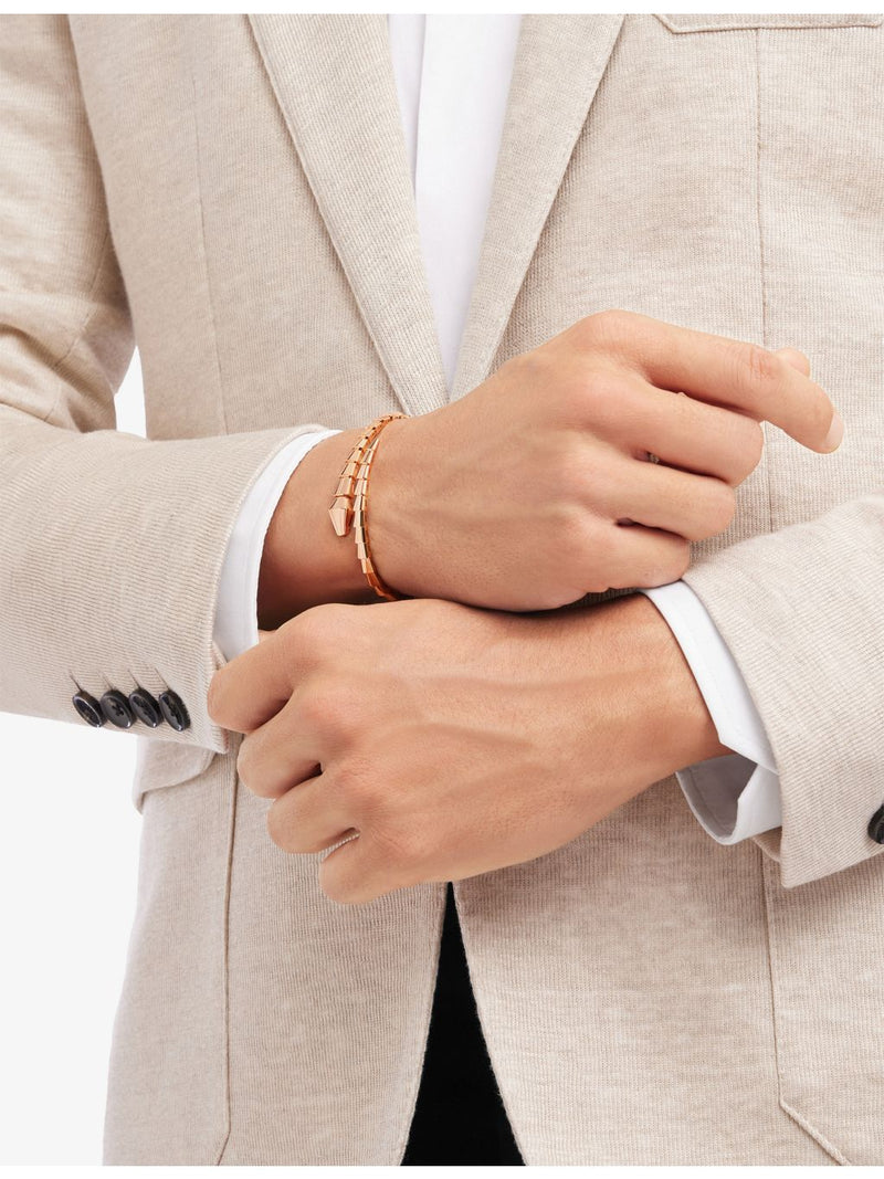 Bulgari Serpenti Viper 18ct rose-gold bracelet, imported from the UK