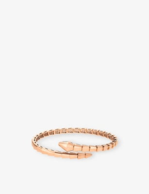 Bulgari Serpenti Viper 18ct Rose-Gold Bracelet 15cm