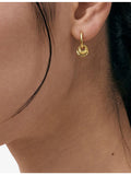 Astley Clarke 18ct yellow gold drop huggies earrings, UK version