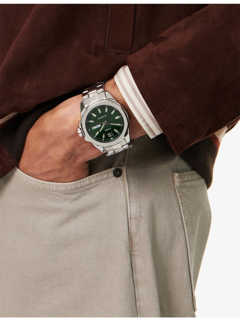 Timex Essex Avenue stainless steel watch 46mm, imported from the UK
