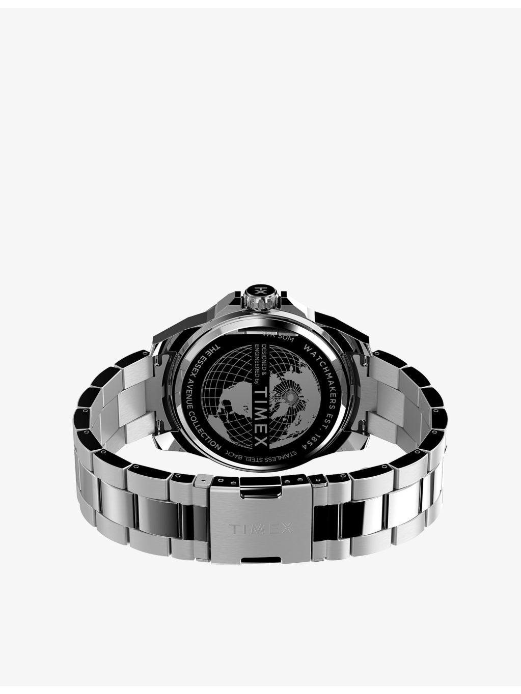 Timex Essex Avenue stainless steel watch 46mm, imported from the UK