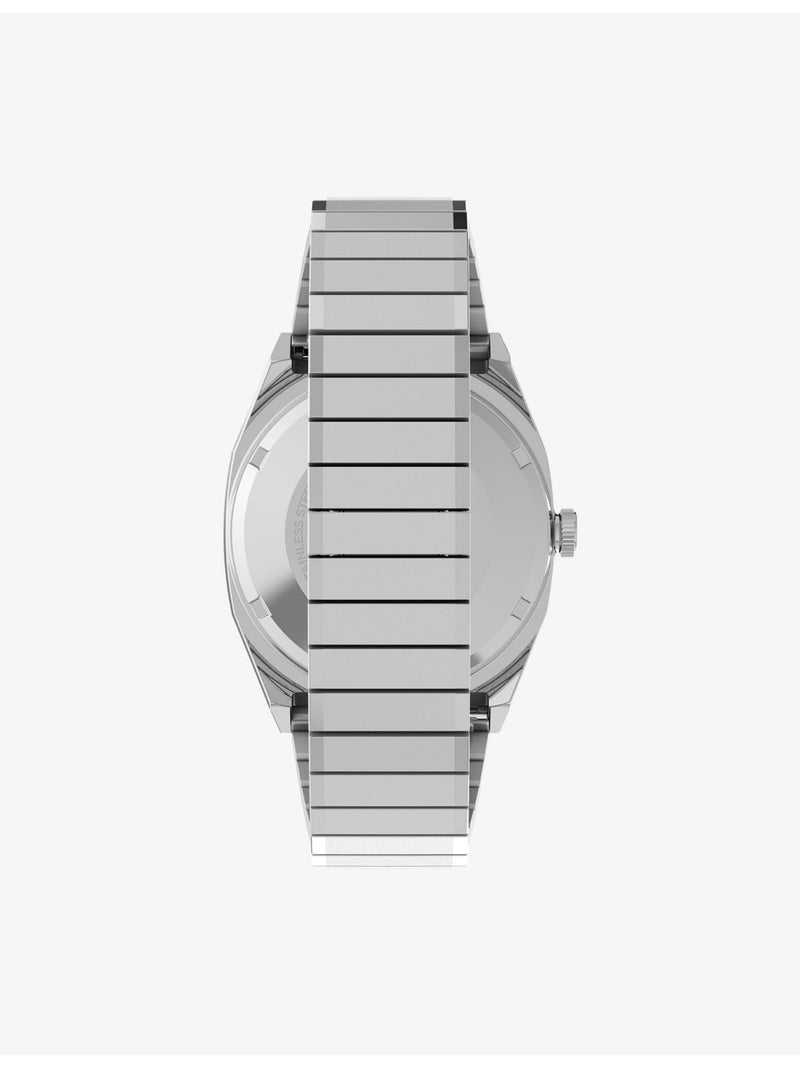 Timex 1983 E Line Reissue automatic watch 34mm stainless steel, UK version