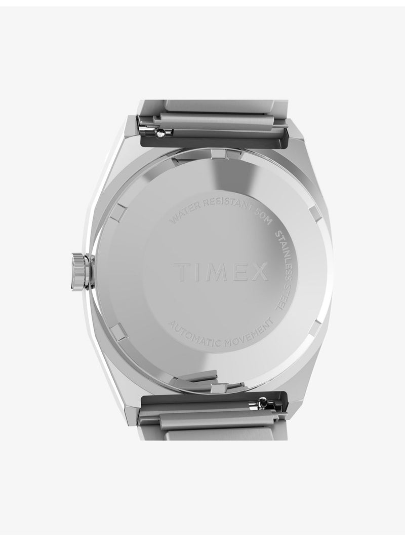 Timex 1983 E Line Reissue automatic watch 34mm stainless steel, UK version