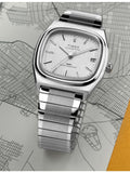 Timex 1983 E Line Reissue automatic watch 34mm stainless steel, UK version