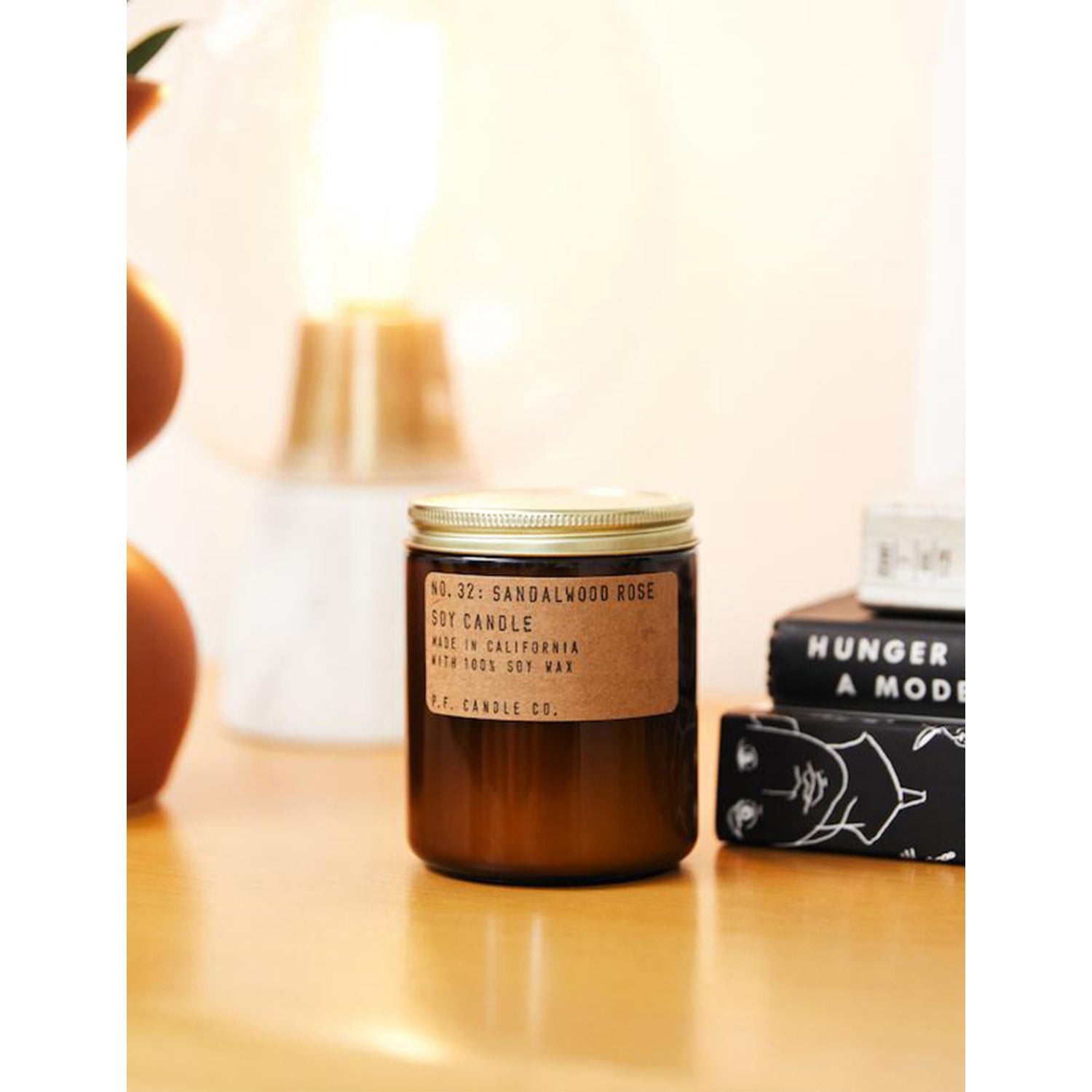 P.F. Candle Co. Sandalwood Rose scented candle 673g, imported from the UK