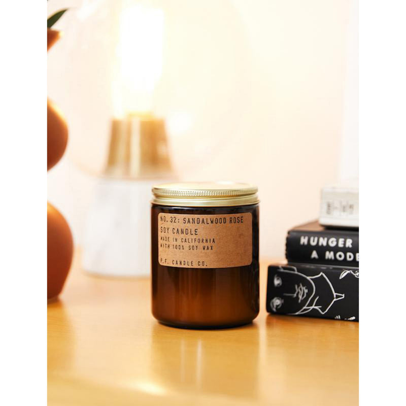 P.F. Candle Co. Sandalwood Rose scented candle 673g, imported from the UK