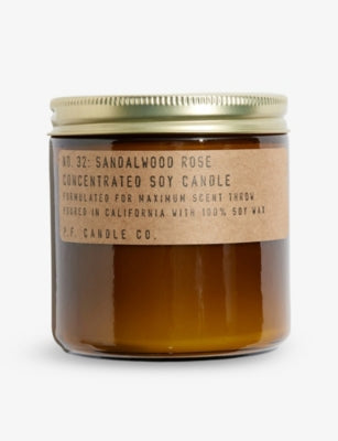 P.F. Candle Co. Sandalwood Rose scented candle 673g, imported from the UK