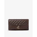 Jimmy Choo Curve quilted leather wallet-on-chain, UK version