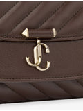 Jimmy Choo Curve small quilted cross body bag, UK version