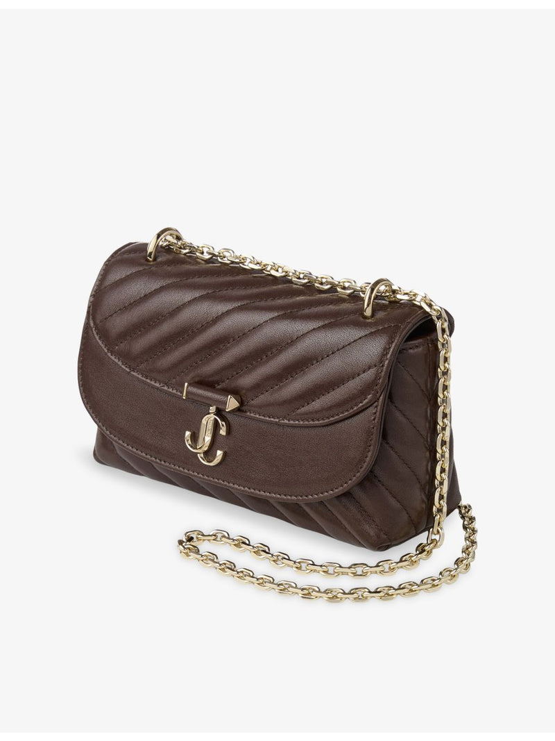 Jimmy Choo Curve small quilted cross body bag, UK version
