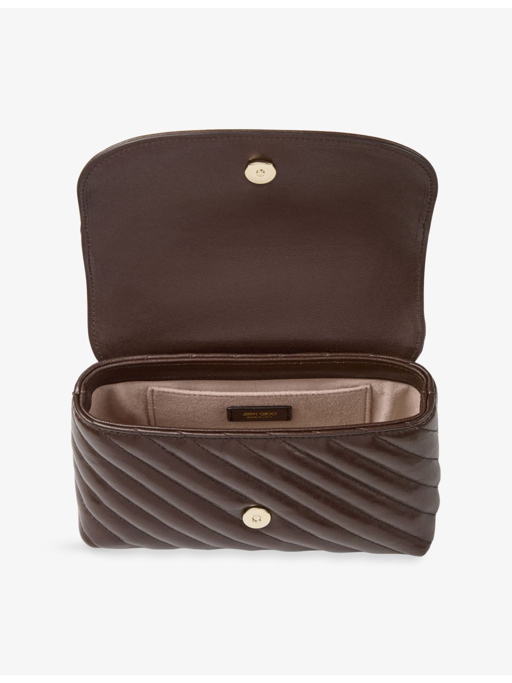 Jimmy Choo Curve small quilted cross body bag, UK version
