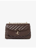 Jimmy Choo Curve small quilted cross body bag, UK version