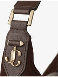 Jimmy Choo Bar Hobo suede leather shoulder bag, imported from the UK