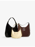 Jimmy Choo Bar Hobo suede leather shoulder bag, imported from the UK