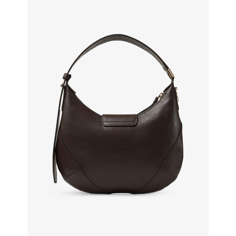 Jimmy Choo Bar Hobo small leather shoulder bag, imported from the UK