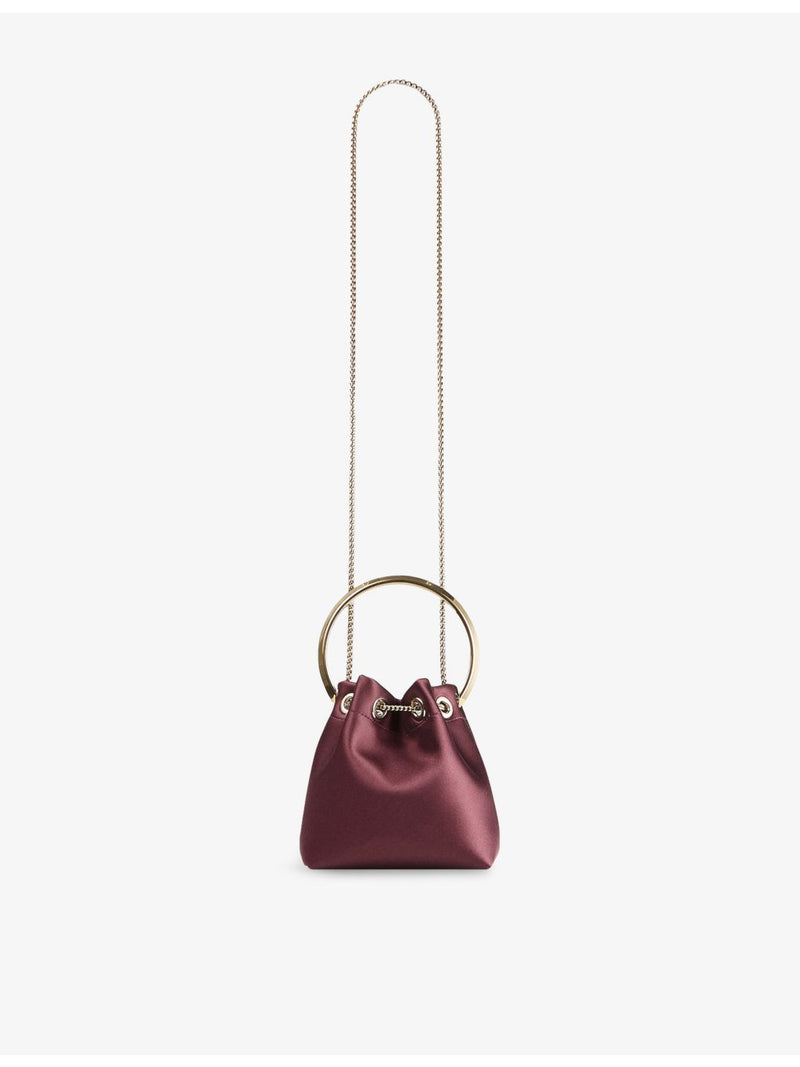 Jimmy Choo Bon Bon satin top-handle bag, UK version