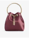 Jimmy Choo Bon Bon satin top-handle bag, UK version