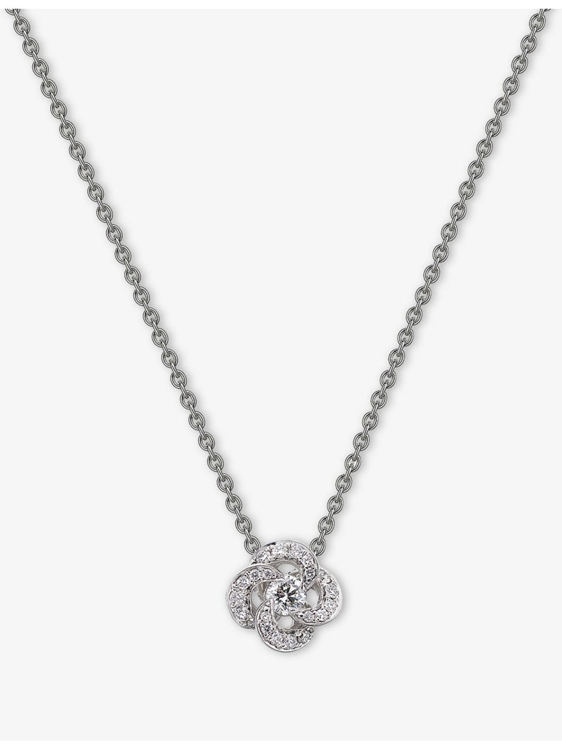 Shaun Leane 18ct white gold diamond necklace 45cm, UK version
