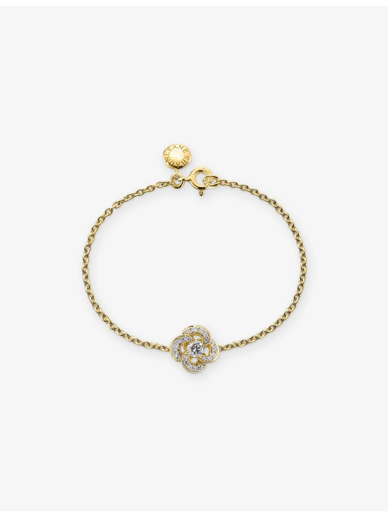 Shaun Leane 18ct yellow gold diamond bracelet 0.10ct, UK version