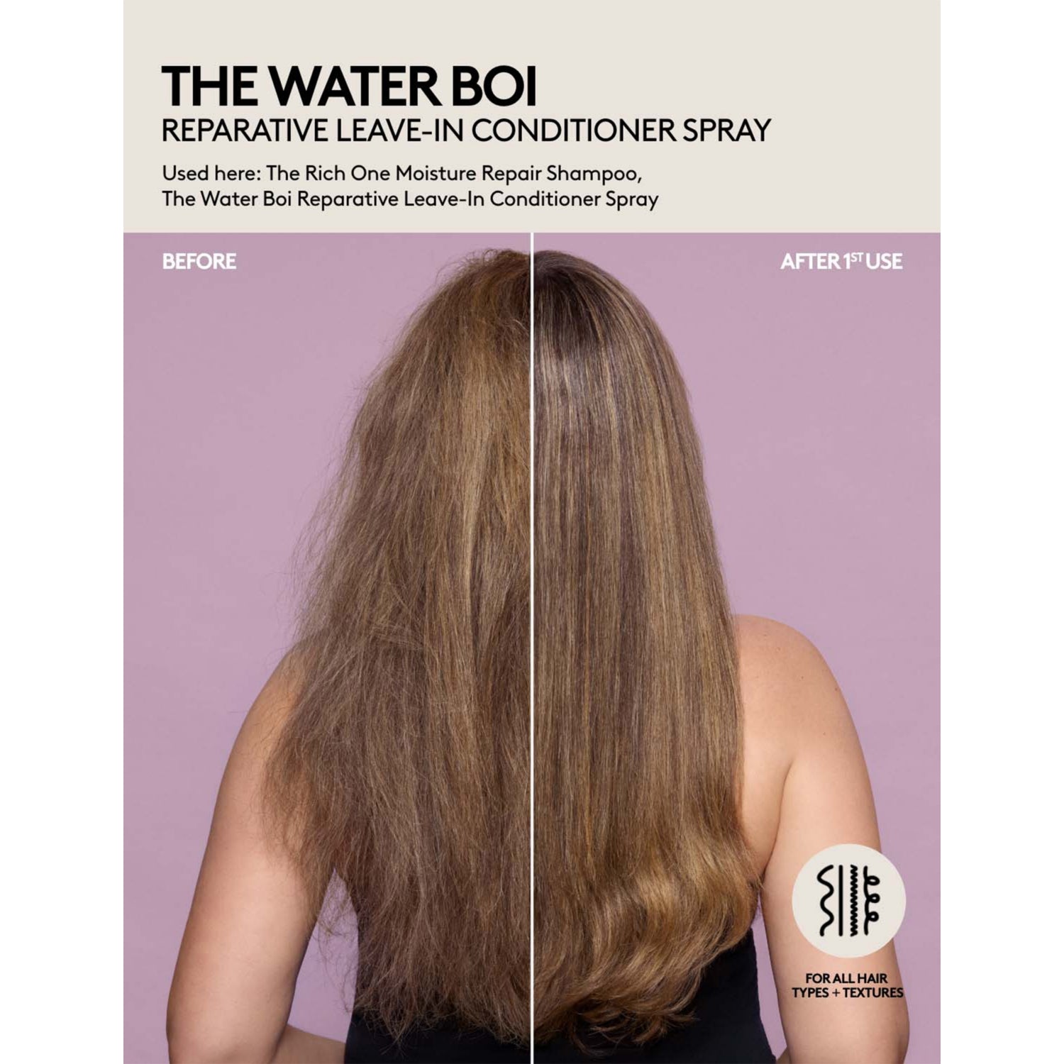 Fenty Beauty The Water Boi leave-in conditioner 200ml, imported from the UK