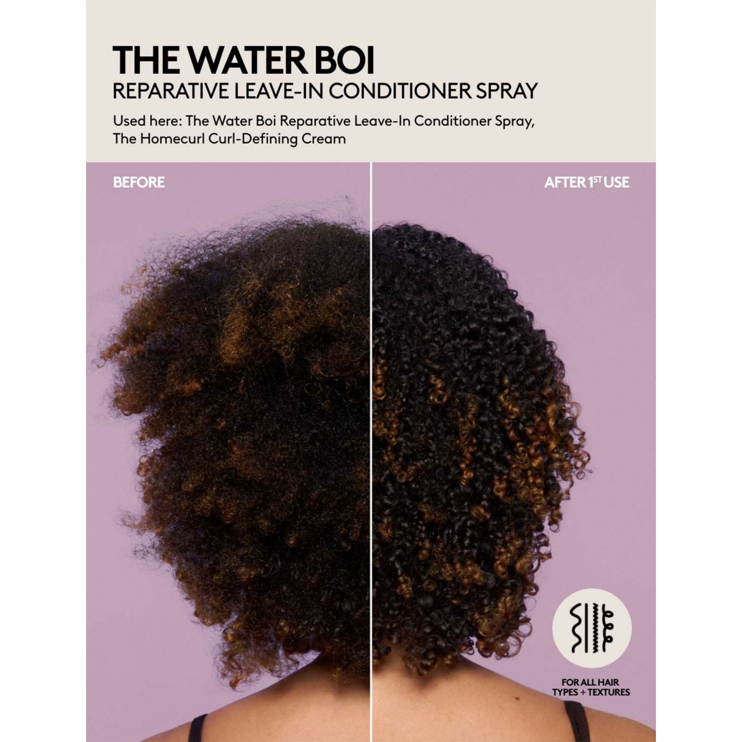 Fenty Beauty The Water Boi leave-in conditioner 200ml, imported from the UK
