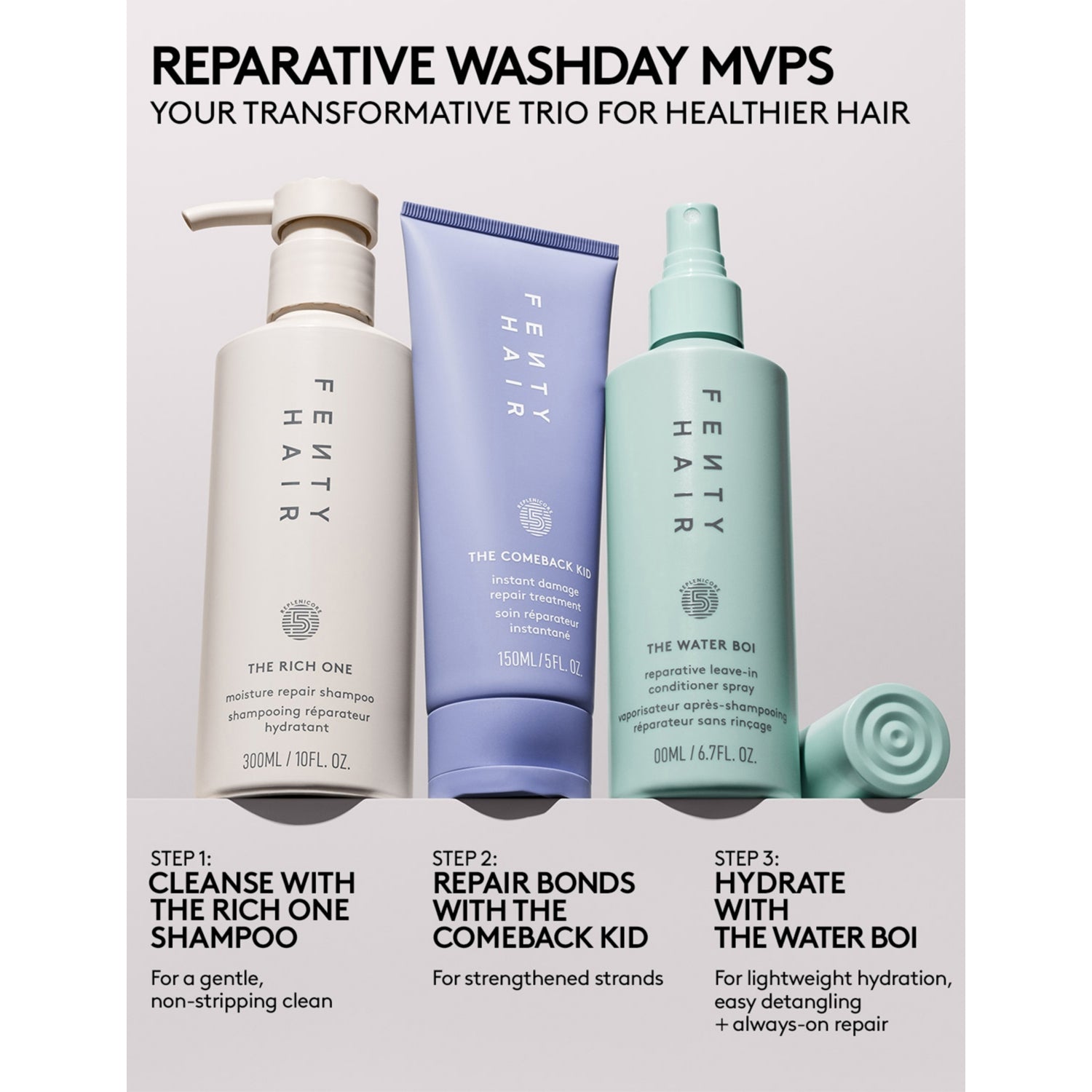 Fenty Beauty The Water Boi leave-in conditioner 200ml, imported from the UK