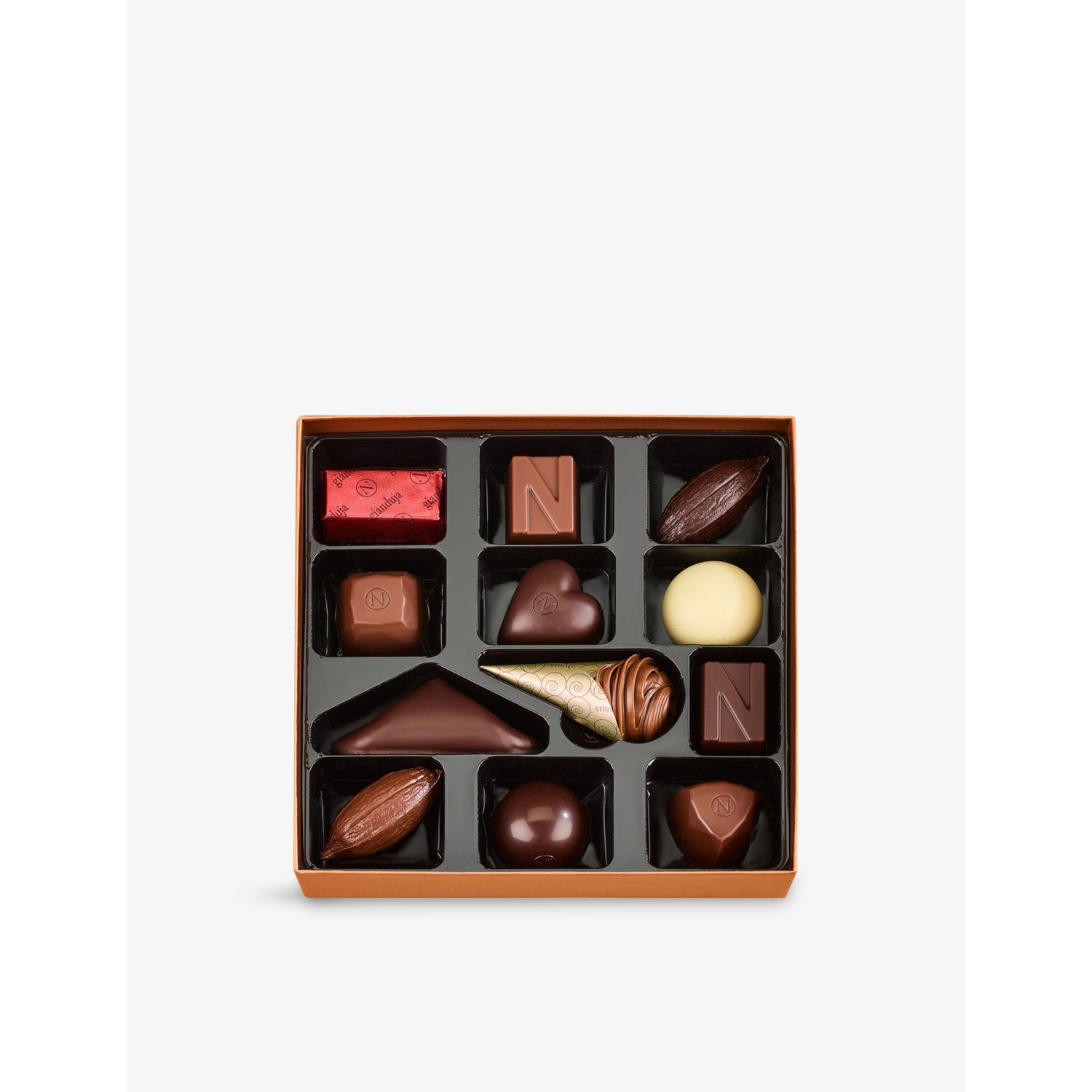 Neuhaus milk, dark and white chocolate box, 141g - British product