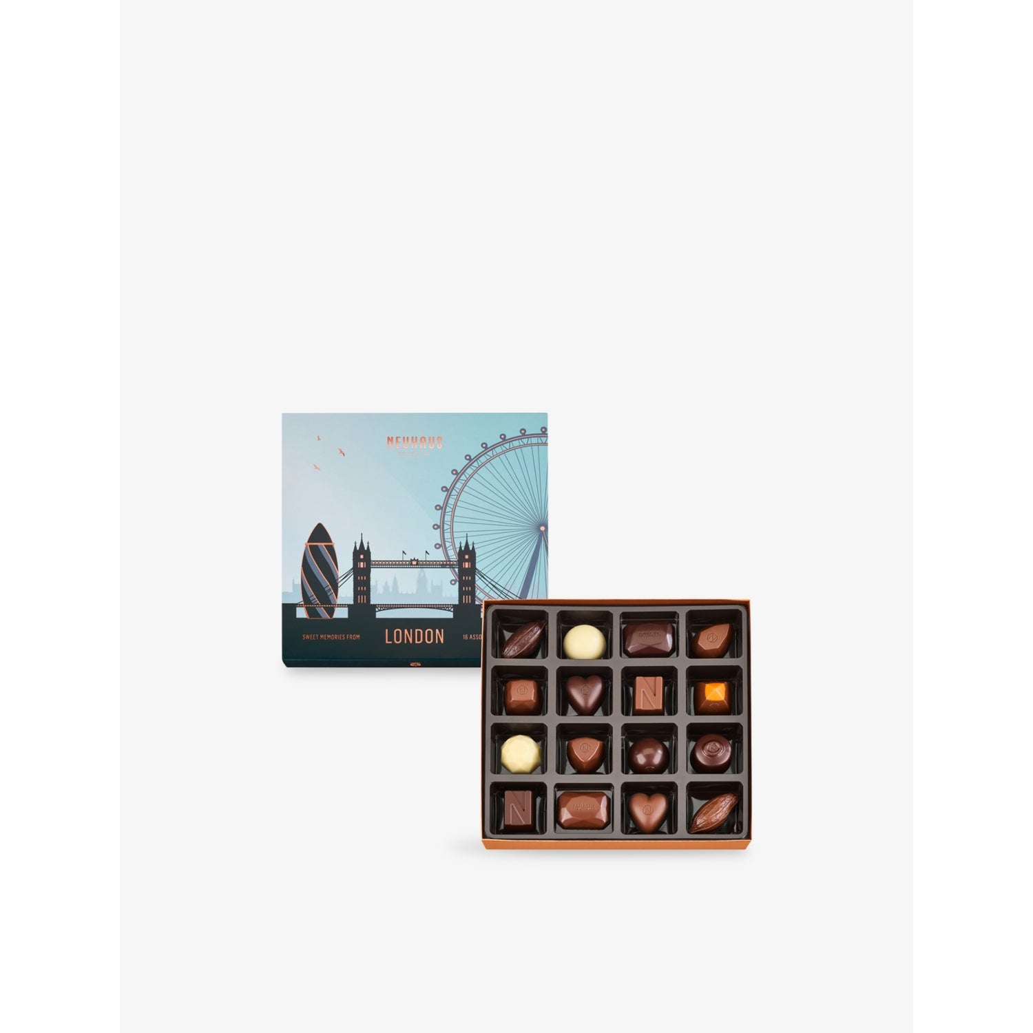 Neuhaus chocolate collection London box of 16 163g, UK version