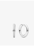 Sif Jakobs sterling silver cubic zirconia hoop earrings, imported from the UK