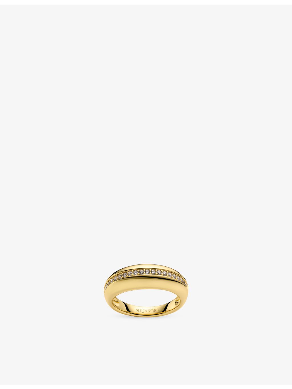 Sif Jakobs Palermo ring 18ct gold plated sterling silver - British product
