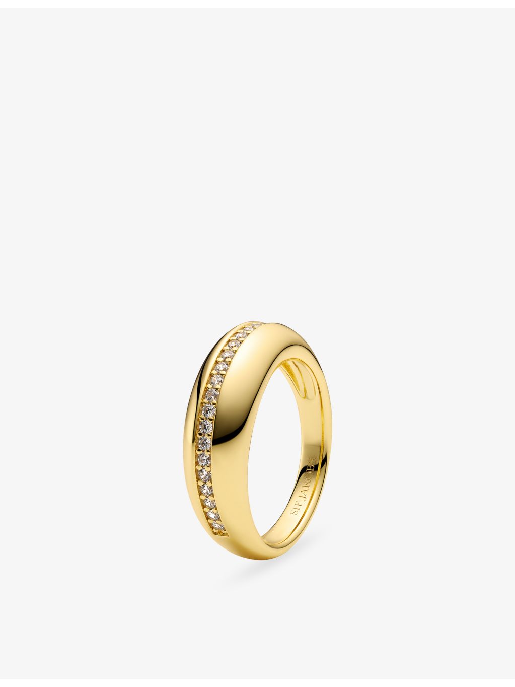 Sif Jakobs Palermo ring 18ct gold plated sterling silver - British product
