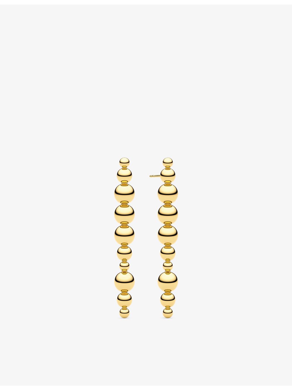 Sif Jakobs drop earrings 18ct gold-plated sterling silver 62mm, UK version