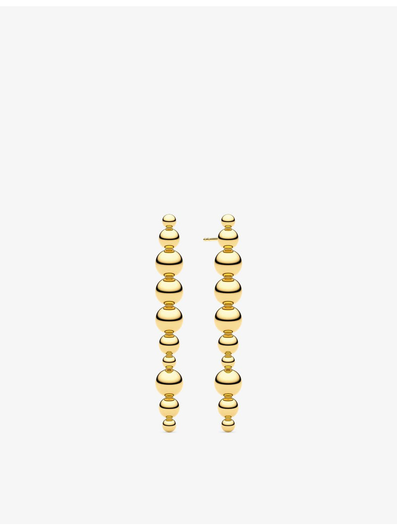 Sif Jakobs drop earrings 18ct gold-plated sterling silver 62mm, UK version