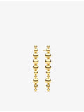 Sif Jakobs drop earrings 18ct gold-plated sterling silver 62mm, UK version