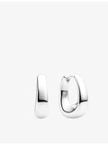 Sif Jakobs hoop earrings sterling silver white zirconia 23mm - British product