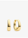 Sif Jakobs 18ct gold plated silver hoop earrings 23mm (British brand)
